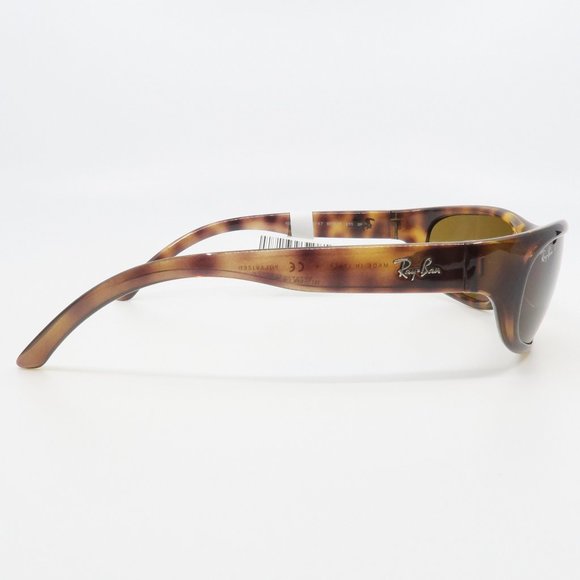 Ray-Ban RB 4033 642/47 60mm Brown Tortoise/Brown Polarized Wrap New Sunglasses - Picture 5 of 8